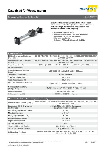 REM13 Brochure de