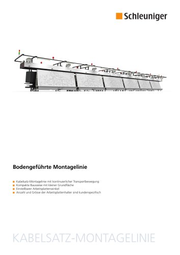 Bodengeführte Montagelinie Data Sheet