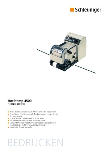 HotStamp 4500 Datenblatt