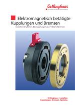 Elektromagnetkupplungen und -Bremsen sowie Kombinationen, Zahnkupplungen und Federdruckbremsen