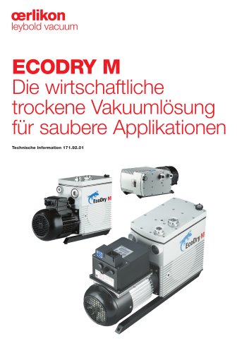 ECODRY M Die wirtschaftliche