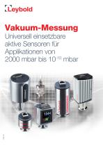 Vacuum Measurement - Sensors - 1