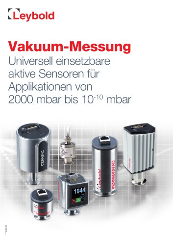 Vacuum Measurement - Sensors