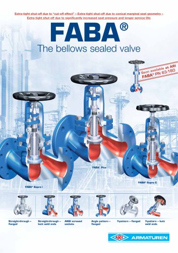 FABA - Bellows sealed valve