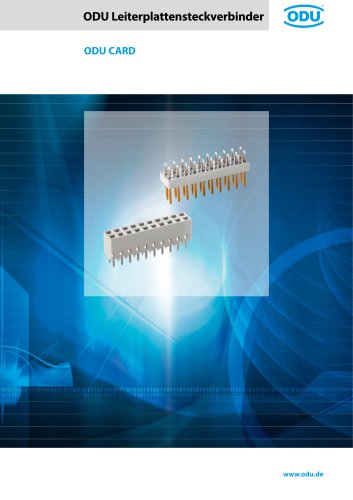 ODU CARD Board-to-Board Connector im Raster 2,54mm &ndash; Katalog