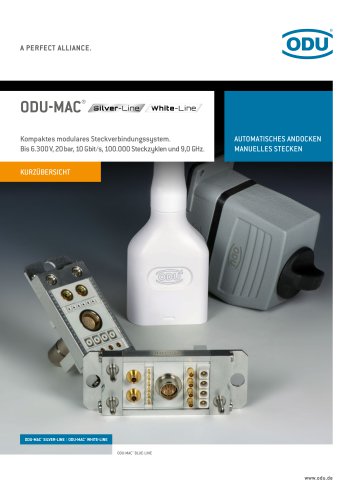 ODU-MAC® Silver-Line / White-Line - Kurzübersicht