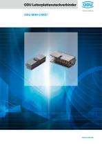 ODU MINI-CARD® Board-to-Board im Raster 1,27mm x 2,54mm – Katalog