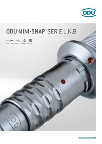 ODU MINI‐SNAP&reg; Serie L,K,B &ndash; Katalog