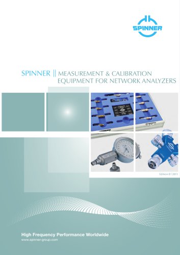 Measurement & Calibration equipment for network analyzers