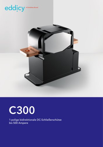 Katalog C300 - 1-polige bidirektionale DC-Schließerschütze