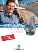 ACTIMO® Der Komfortsitz für große Baumaschinen