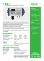 178 Low Differential Pressure Transmitter