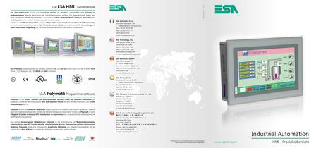 ESA Industrial Automation - Flyer HMI