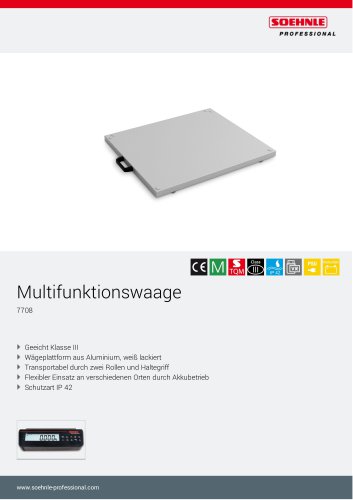 7708 Multifunktionswaage