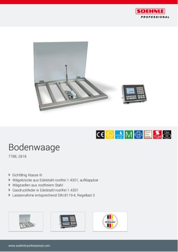 7788, 2818 Bodenwaage