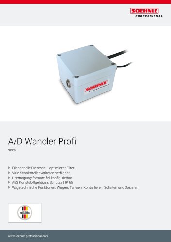 A/D Wandler Profi 3005