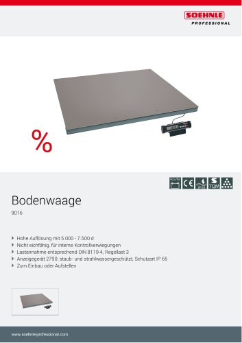 Bodenwaage 9016