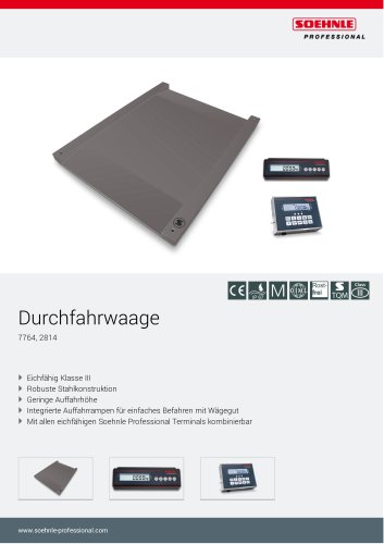 Durchfahrwaage 7764, 2814