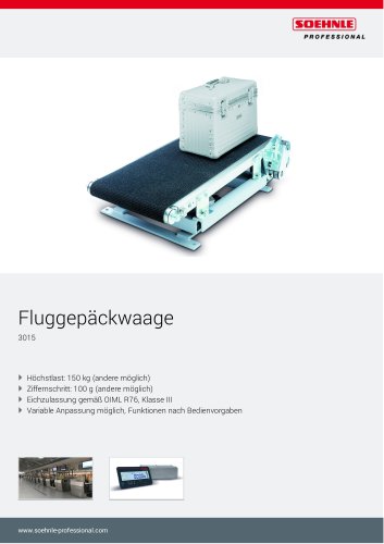 Fluggepäckwaage 3015