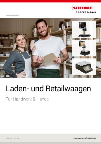 Laden- und Retailwaagen