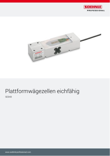 Plattformwägezellen eichfähig SEB4B