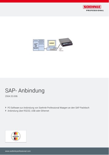 SAP- Anbindung 2564.20.006