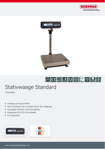 Stativwaage Standard 793x/993x