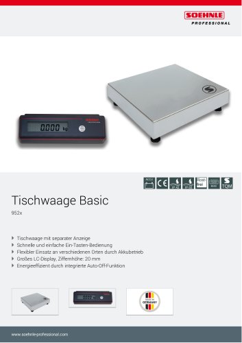 Tischwaage Basic 952x