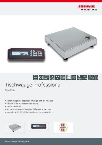 Tischwaage Professional 754x/954x