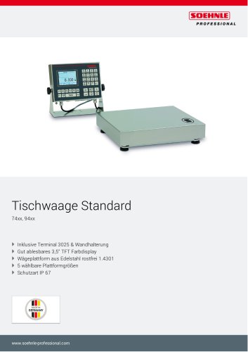 Tischwaage Standard 74xx, 94xx