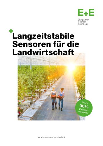 Langzeitstabile Sensoren für die Landwirtschaft