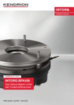 INTORQ BFK458 Brochure de