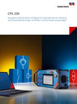CPX 200 - Kompaktes Multifunktions-Prüfgerät für Inbetriebnahmen, Wartung und Zustandsbewertungen von Mittel- und Hochspannungsanlagen