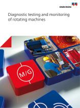 Diagnostic testing and monitoring of rotating machines