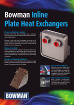 Inline Plate Heat Exchangers