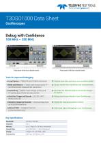 T3DSO1000 Data Sheet Oscilloscopes