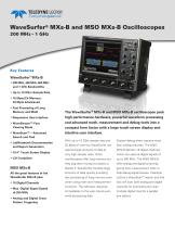 WaveSurfer MXs-B and MSO MXs-B Oscilloscopes