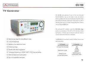 GV-198 TV Farbgenerator - 1