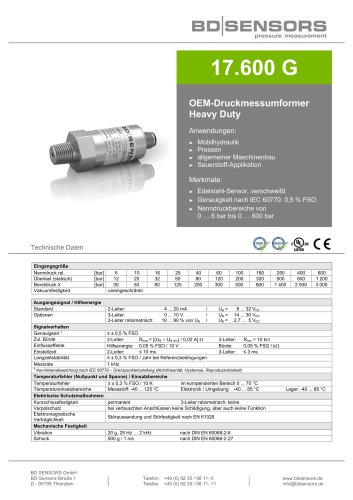 Datenblatt 17.600 G