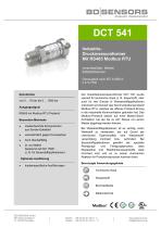 Datenblatt DCT 541