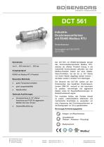 Datenblatt DCT 561