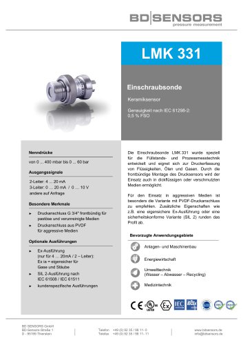 Datenblatt LMK 351