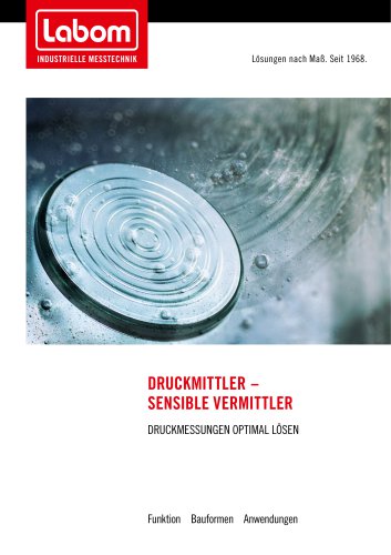 DRUCKMITTLER - SENSIBLE VERMITTLER