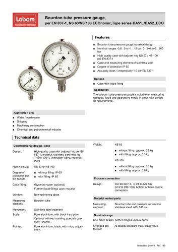 TYPE SERIES BA5100 ECONOMIC