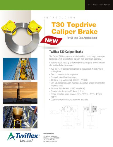 Topdrive Brakes