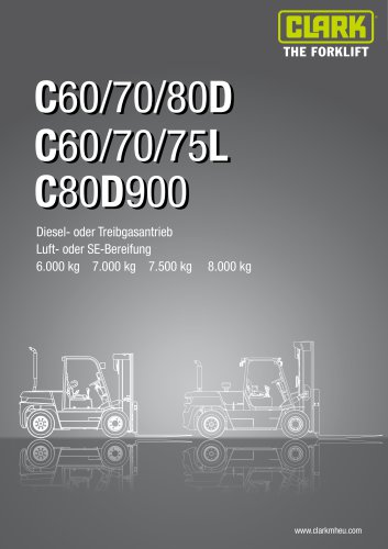 Datenblatt C60/70/80D C60/70/75L C80D900