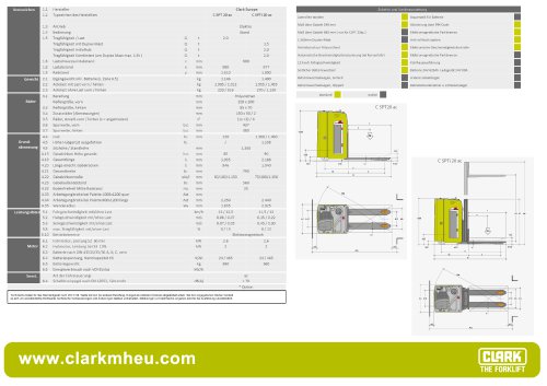 Datenblatt CLARK C SPT 20 ac