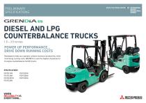 DIESEL AND LPG COUNTERBALANCE TRUCKS