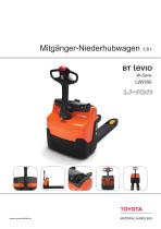 BT Levio W-Serie - Mitgänger-Niederhubwagen 1,6 t - 1