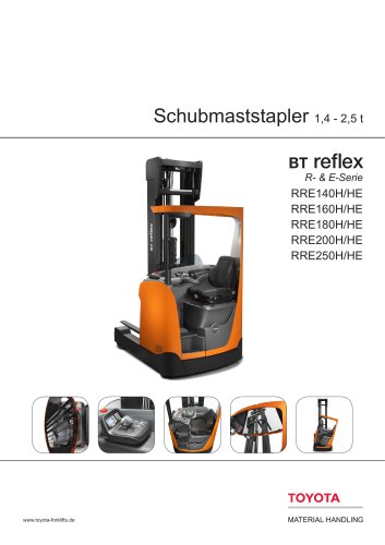 BT Reflex R- & E-Serie - Schubmaststapler 1,4 - 2,5 t